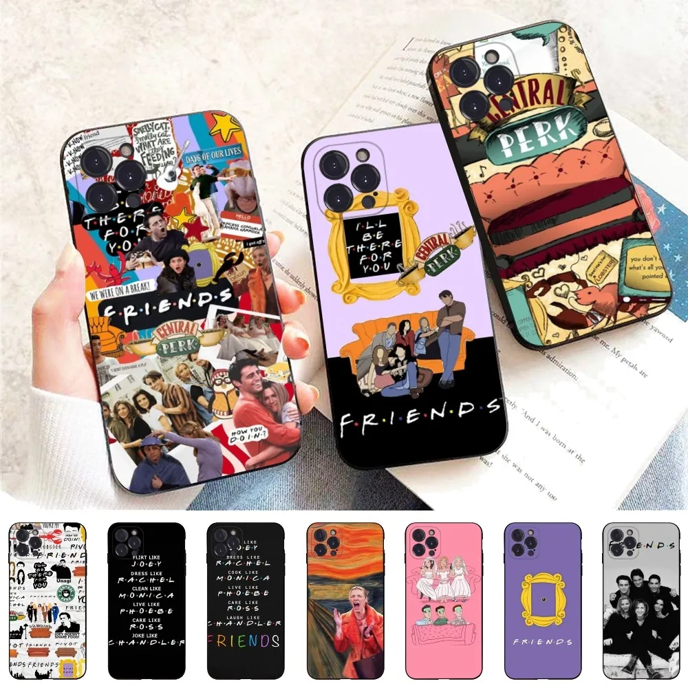 Friends Tv Show Phone Case Silicone Soft for iphone 15 14 13 12 11 Pro Mini XS MAX 8 7 6 Plus X XS XR Cover