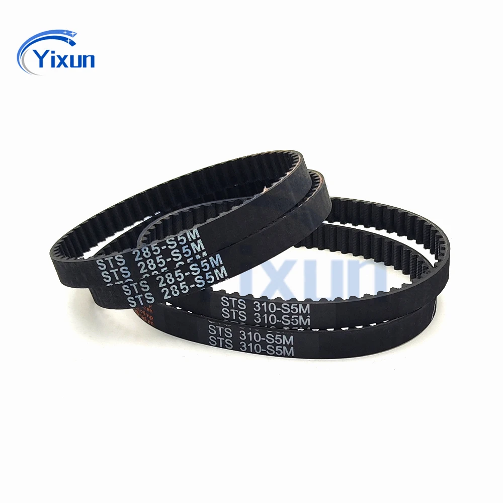 S5M Rubber Timing Belt Length 380 385 390 395 400 405 410 415 420 425 430 435mm Width 10/15/20/25/30mm Synchronous Drive Belt