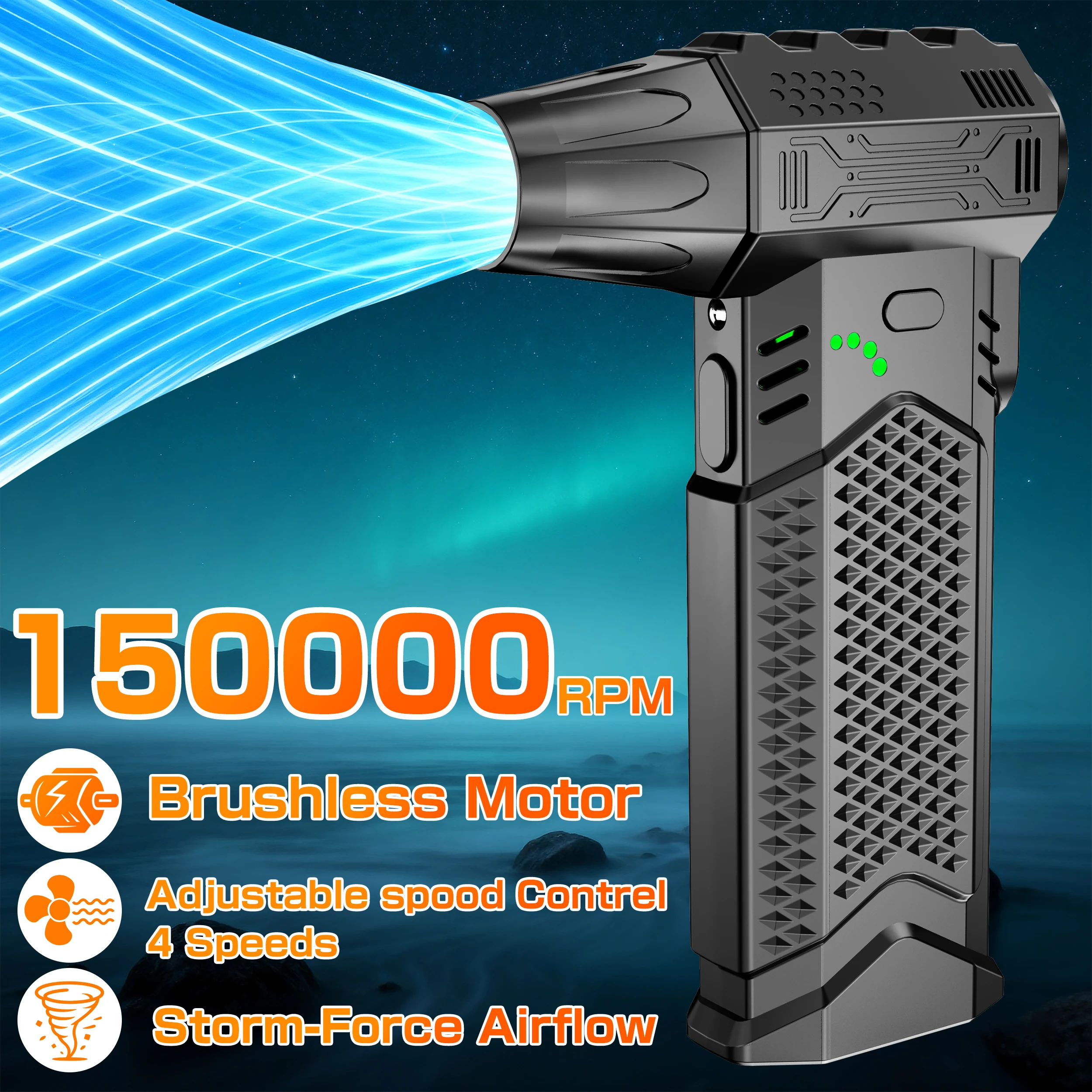 

For Computer Keyboard Cleaning Blower Tool Turbo Jet Fan Electric Air Duster Violent Fan Blowing Snow Blow And Suction 2 in 1