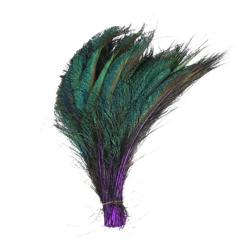 20 Stück/Lot Pfauenfedern Flügel 30-35cm/12-14" Hochzeits-Federdekoration Natürliche Federn für Bastelarbeiten Karnevalszubehör Plumas – Detail 7