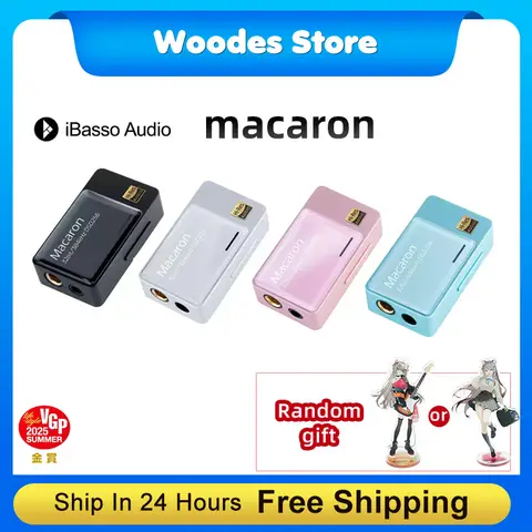 IBasso Macaron Dongle Cap HIFI Portable USB DAC Headphone Amplifer CS43131 Decoder 4.4mm/3.5mm PCM 32bit/384khz Native DSD 256x