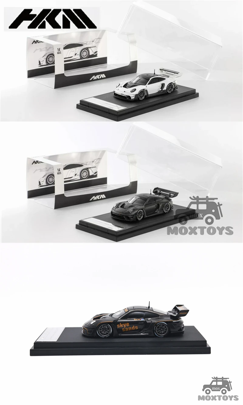 

HKM 1:64 GT3 R Rennspor Large Tail Wing Limited999 Литая под давлением модель автомобиля