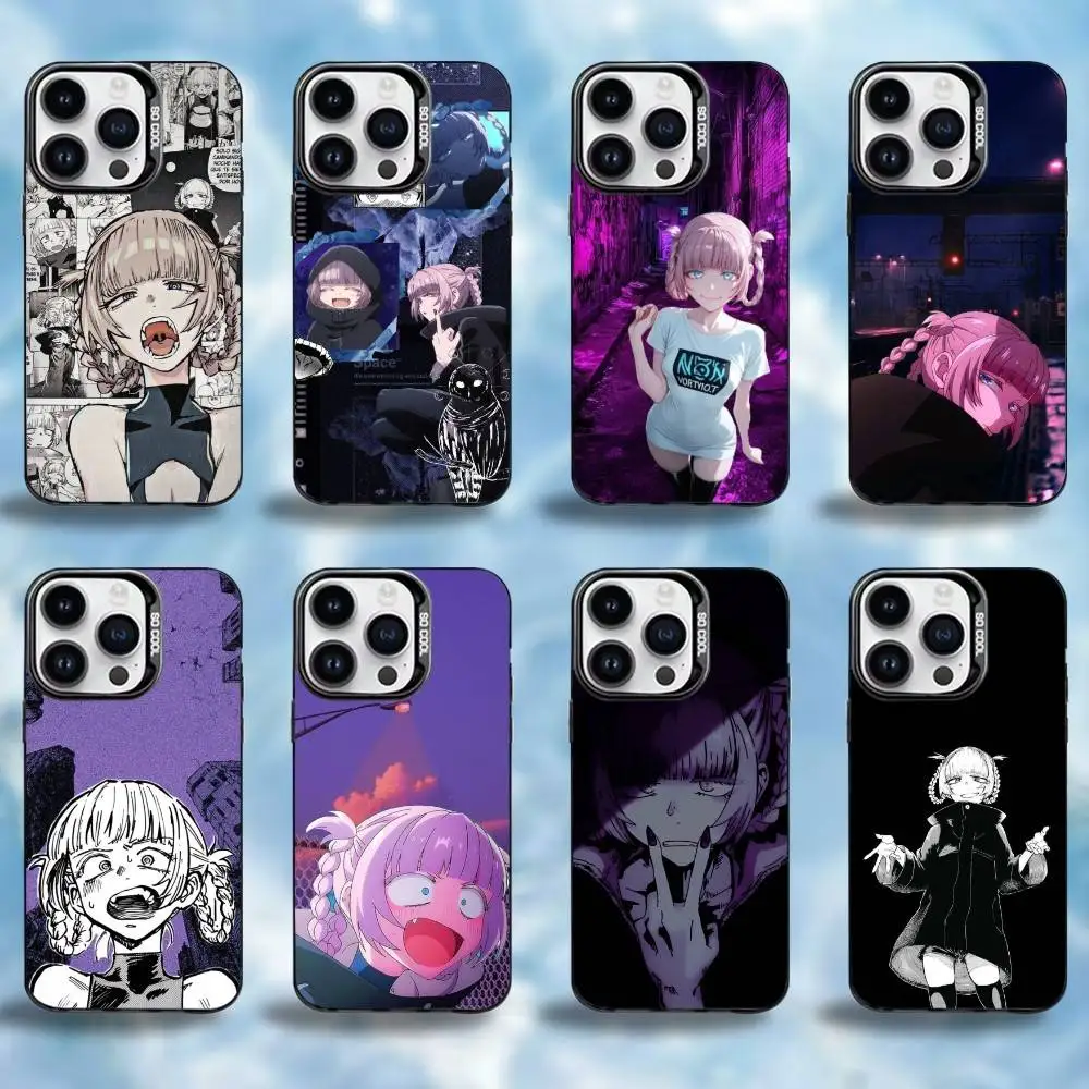 

N-Nazuna N-Nanakusa Call of the Night Phone Case For iPhone17,16,15,14,13,12,11 Plus,Colored Silver Plated Inside Cover