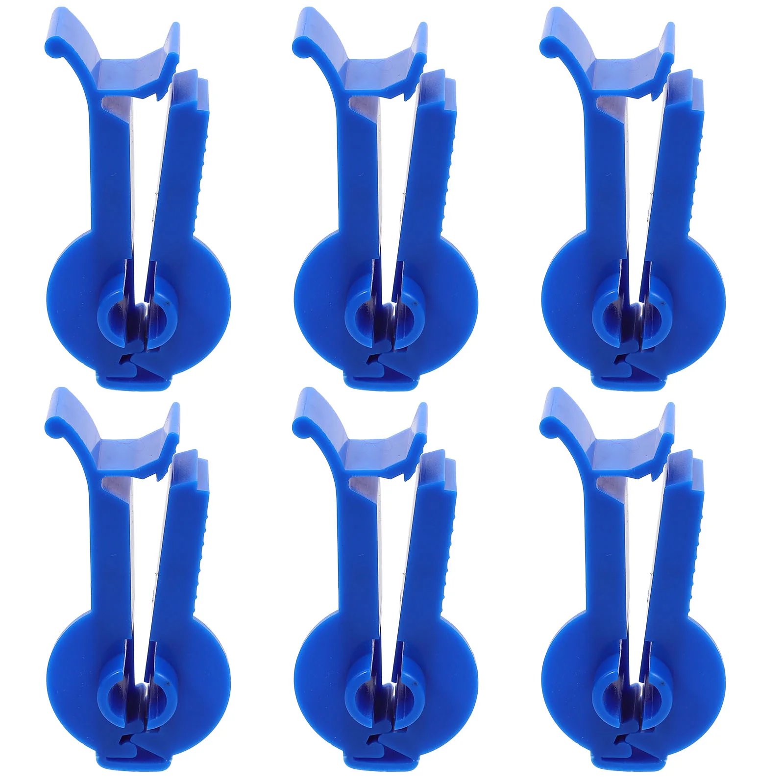 6 Pcs Permeable Pipe Clamp Peritoneal Supplies Dialysis Clips Bag Tube Fixator Fixing Tool Fixtator