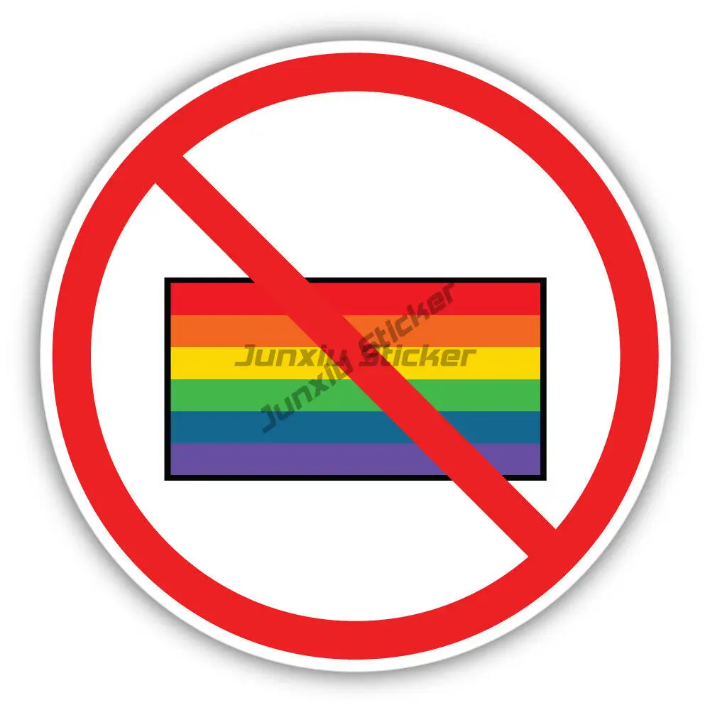 

Stop LGBT Prohibition Vinyl Decal Sticker - Scratch Roof Sunscreen