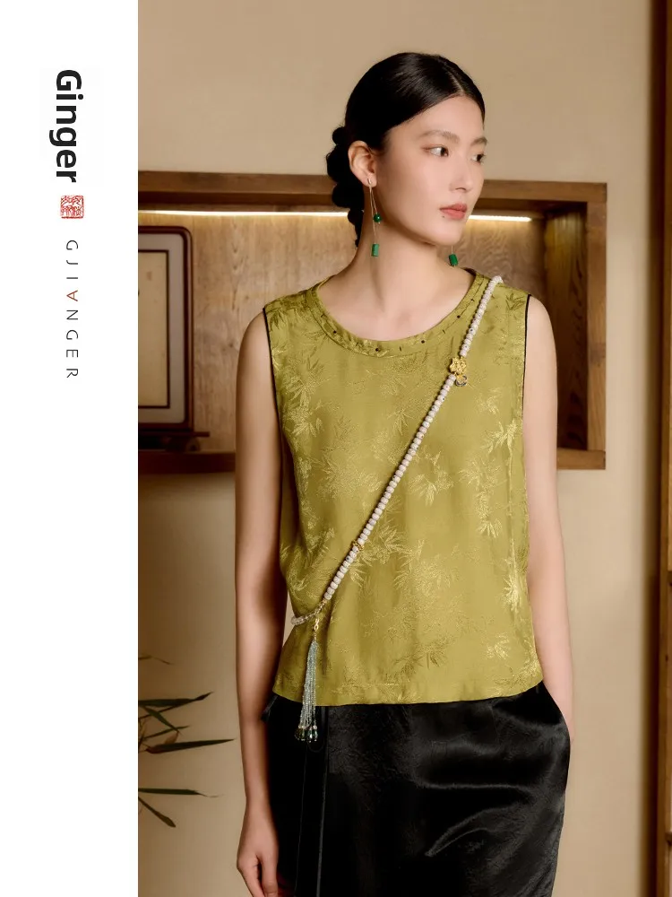 

Оригинальный китайский женский летний топ с вышивкой, новый дизайн, модный и стильный, Qiangginga 422405