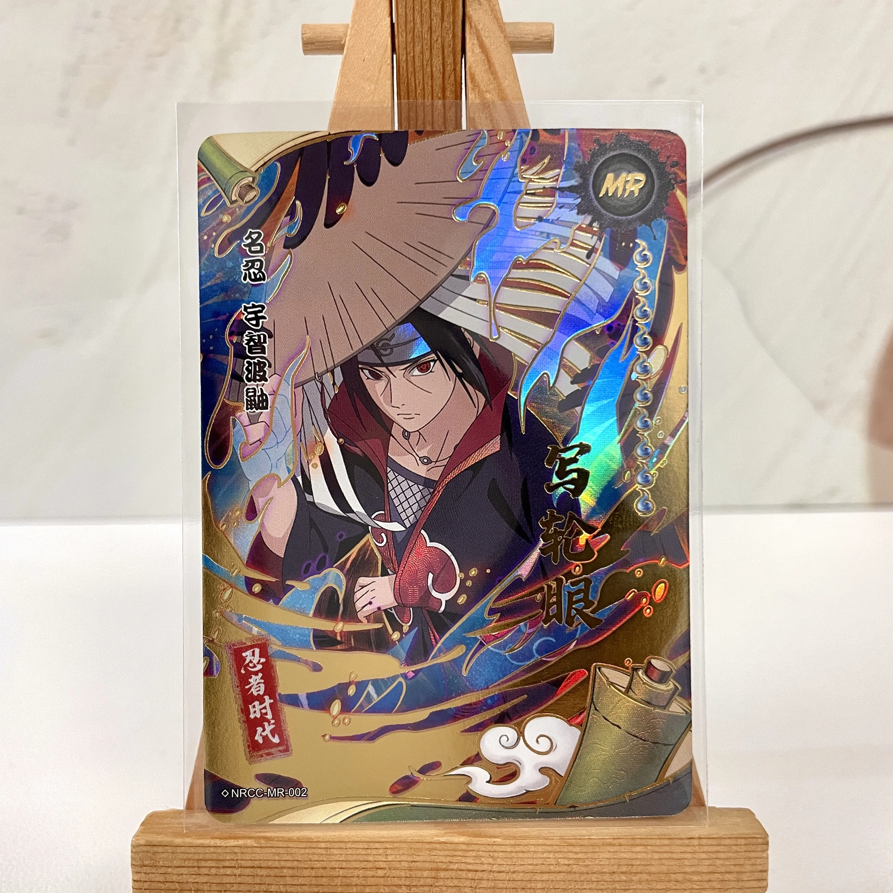 Original Kayou Naruto Card Ninja Era NRCC MR 001-005 Anime Rare Collection Card Game Hatake Kakashi Birthday Gift Toy