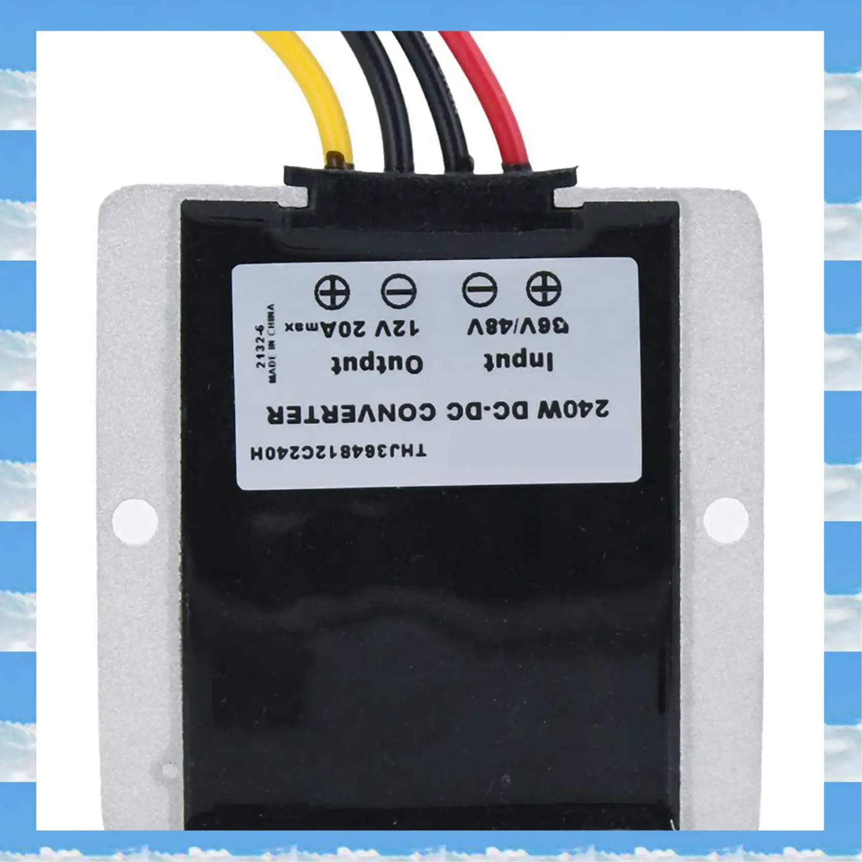 

A11I 3X DC 36V/48V To 12V 20A Converter Voltage DC Regulator Reducer Step Down Buck Transformer Converter Power With Fuse