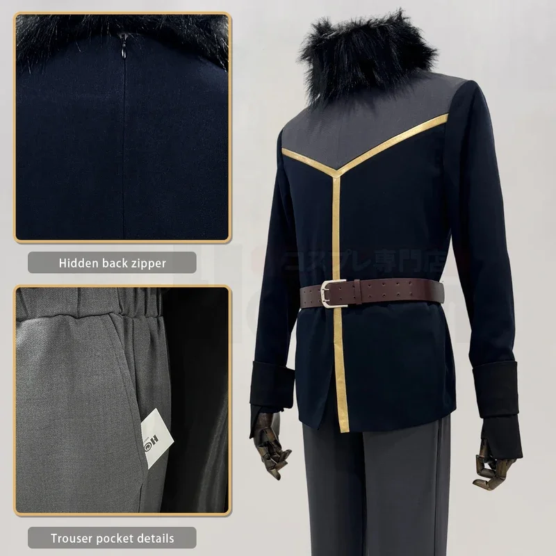 FC6HOLOUN That Time I Got Reincarnated as a Slime Anime Rimuru Tempest Cosplay Costume Coat Pants Top Belt Cos Convention G@FC8！