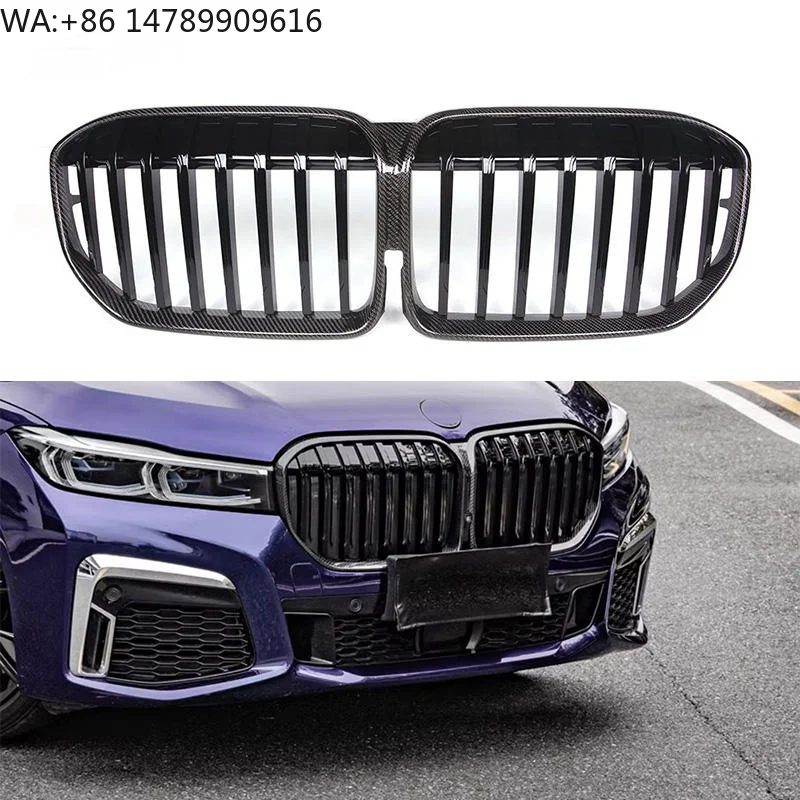 

Premium Bespoke Facelift Body KitYOMDO G11 G12 Lci Real Carbon Fiber Front Grill Front Bumper Grill For 7 Series G11 G12 Lci