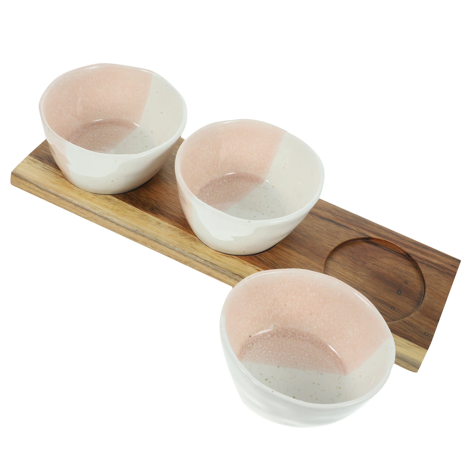 

Ceramic Snack Dish Pink Creative Food Tray Small Dry Fruit Bowl Kitchen European Style Snacks Display Household Kitchenware Set