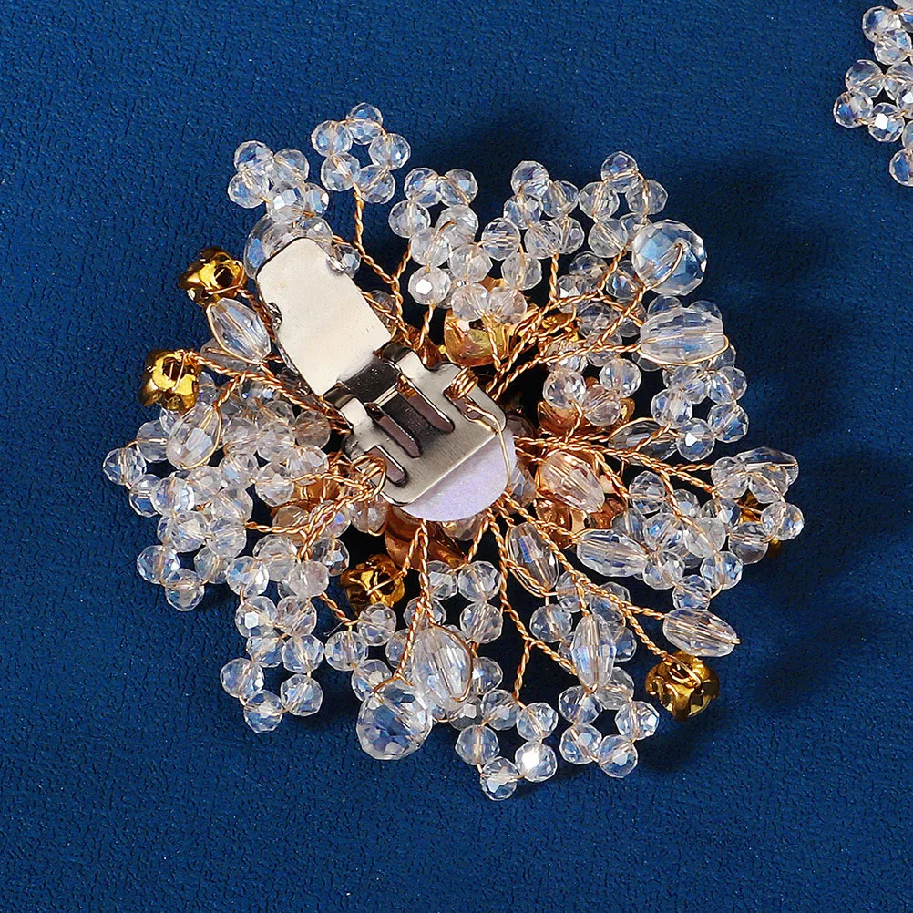 

1Pair Crystal Shoe Clips Wedding Bridal Decorations Handmade Beads for Women High Heels Pumps Elegant Accessories