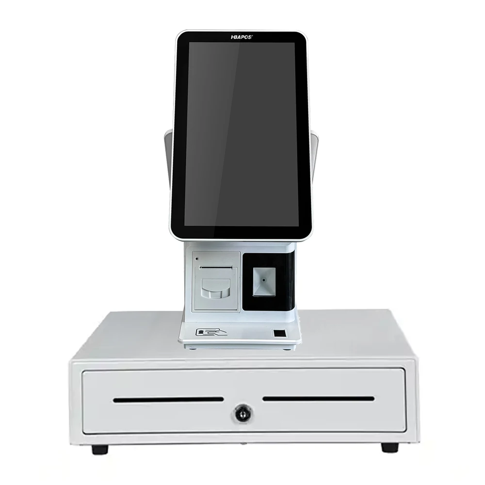 

POS-система для супермаркетов и отелей с 15,6-дюймовым экраном, кассовый аппарат, полный комплект