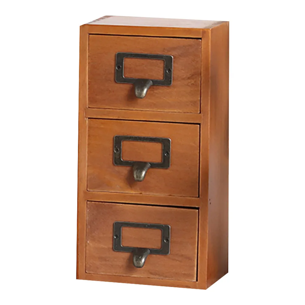 

Wooden Storage Box Practical Sundries Container Tidy Office Living Room Kitchen Study Storage Case Box