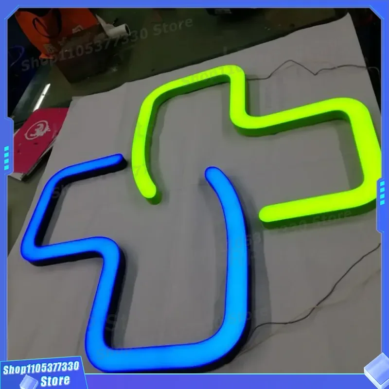 LED Pharmacy Cross Sign Acrylic Luminous Letter Advertising Light Box for Drugstore Storefront Display Neon Style Illuminated
