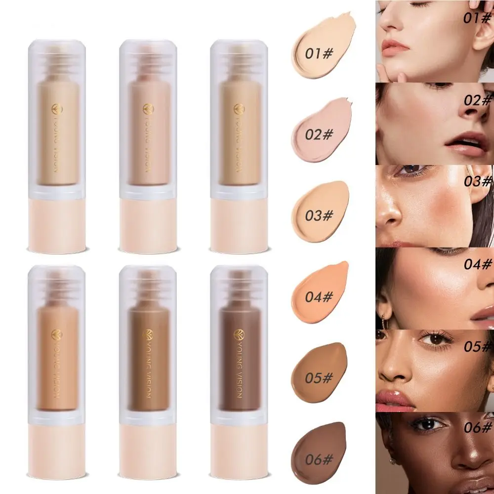 Hete Hoes Donkere Kringen Gezicht Foundation Waterdichte Olie-Controle Concealer Vochtinbrengende, Duurzame Gezichtscrème Gezichtsmake-Up