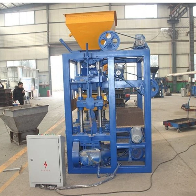 Clay Brick Making Machine Fully Automatic Concrete Block Cement Interlock Manual Red Mud Bricks Making Machinery For Sale Price