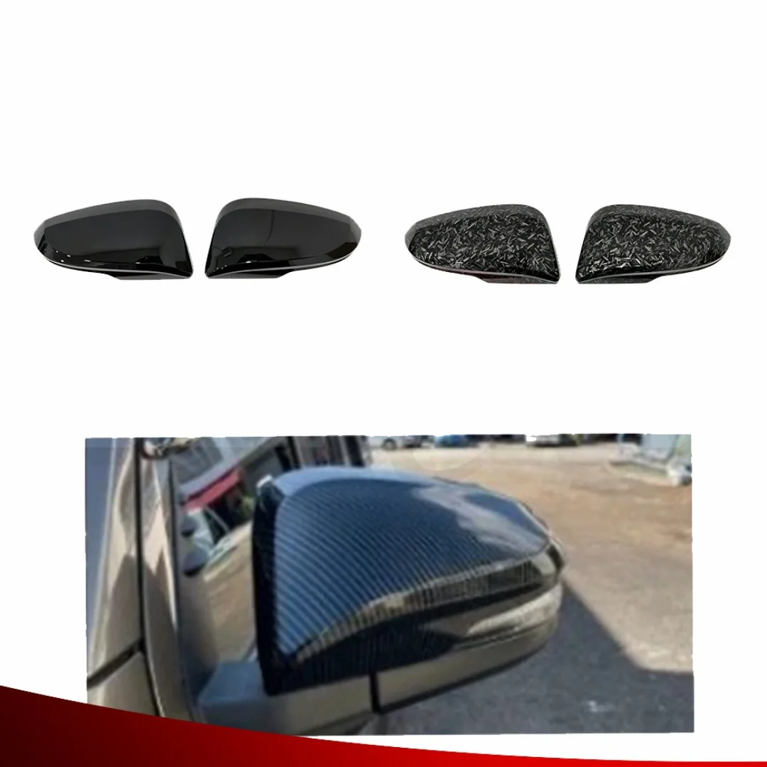 For 23 INNOVA/Corolla CROSS Modified Rearview Mirror Car Interior ABS Glossy Carbon Fiber Sheet