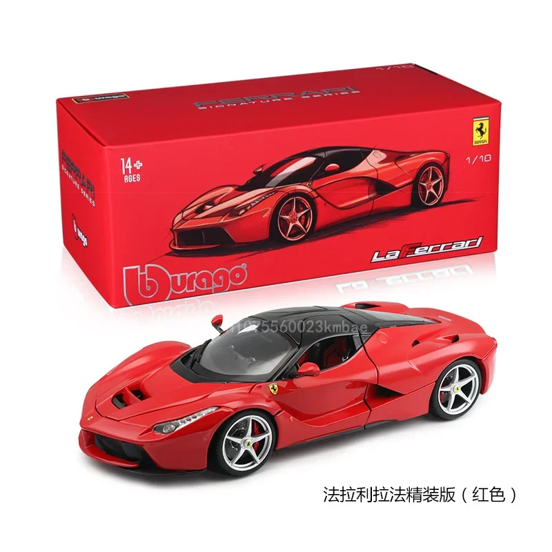 Bburago 1:18 Ferrari California Car Model Alloy Diecast Luxury Vehicle Model Collectible Desktop Decoration Children Toys Gifts