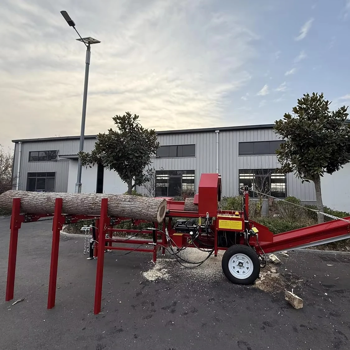 Free Shipping 35 ton Hydraulic Log Splitter for Firewood Processing