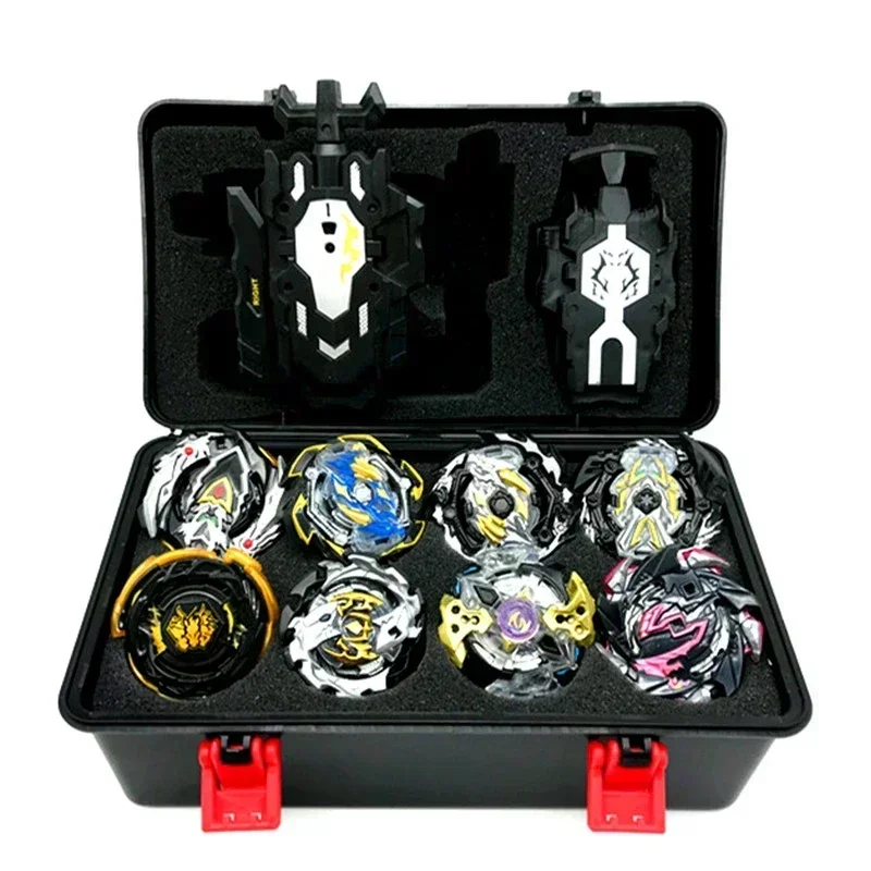 Takara Tomy Beyblade Burst Bey Blade Toy Metal Funsion Bayblade Set Storage Box with Handle Launcher Plastic Box Toys For