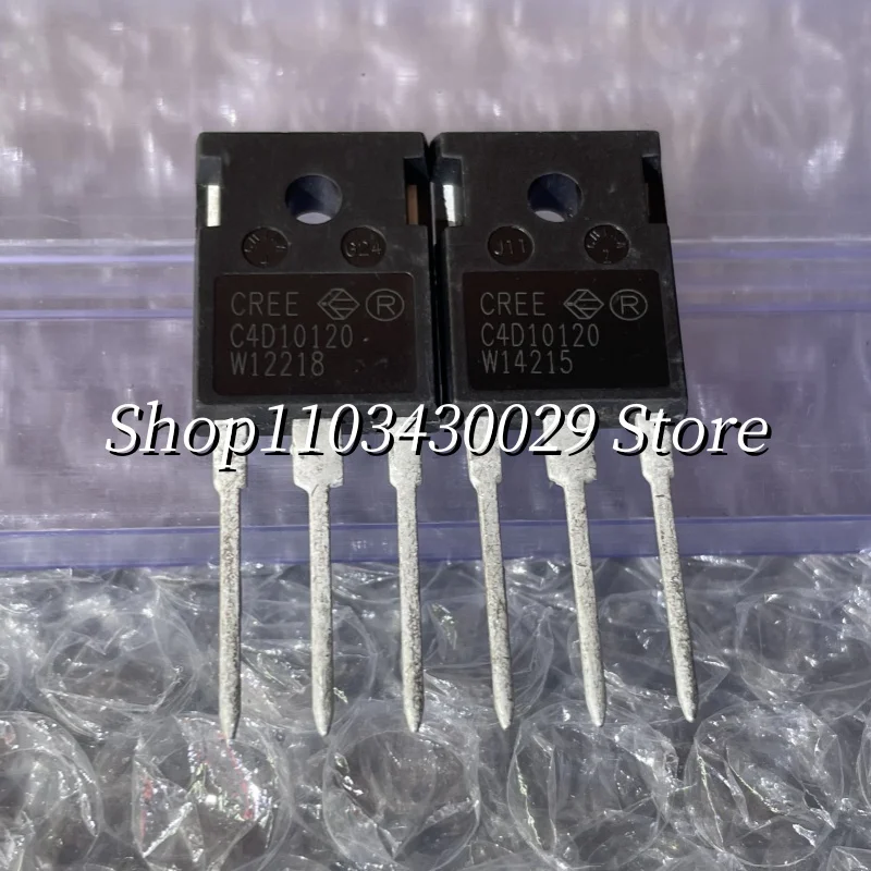 10Pcs New Original C4D10120D C4D10120 TO-247 18A 1200V Silicon Carbide Scotch-Based Diode