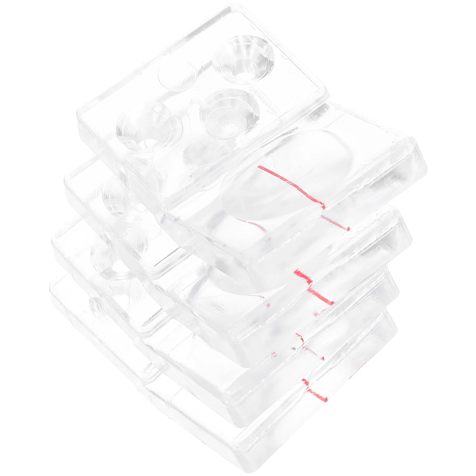 

4pcs Woodworking Magnifier Clear High Definition Secure Locking Transparent Tool for Table Saw Precision Measurement