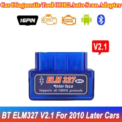 케비두 엘엠327 V2.1 블루투스 OBD2 스캐너 진단기 자동차 엘엠327 2.1 OBD 2 엘엠 327 자동차 진단 도구 ODB2 자동 스캔 어댑터