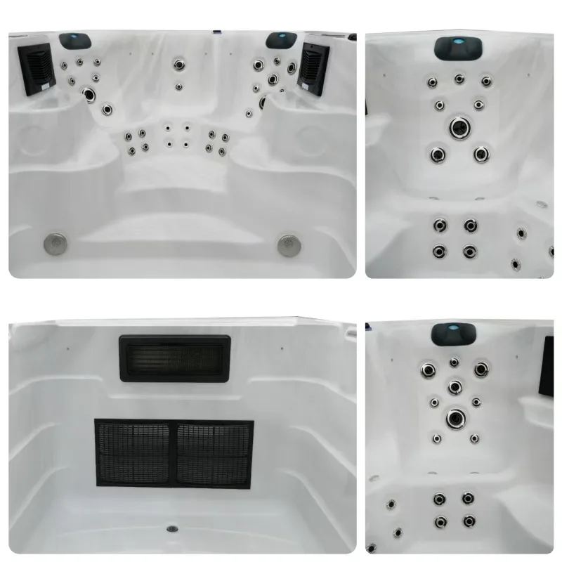 Custom Large Swim Pool Spa Hot Tub Family Endledd Swimming Pool whirlpool Massage Acrylic Swim Spa Pool Outdoor for Sale - view 6