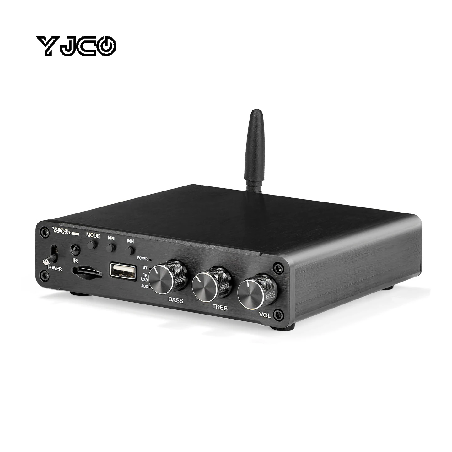 yjco-audiophile-tpa3116-bt54-hifi-amplifier-pcm5102-ne5532-usb-tf-aux-flac-100w×2-4Ω-dc18-24v-home-digital-audio-amp-d100u