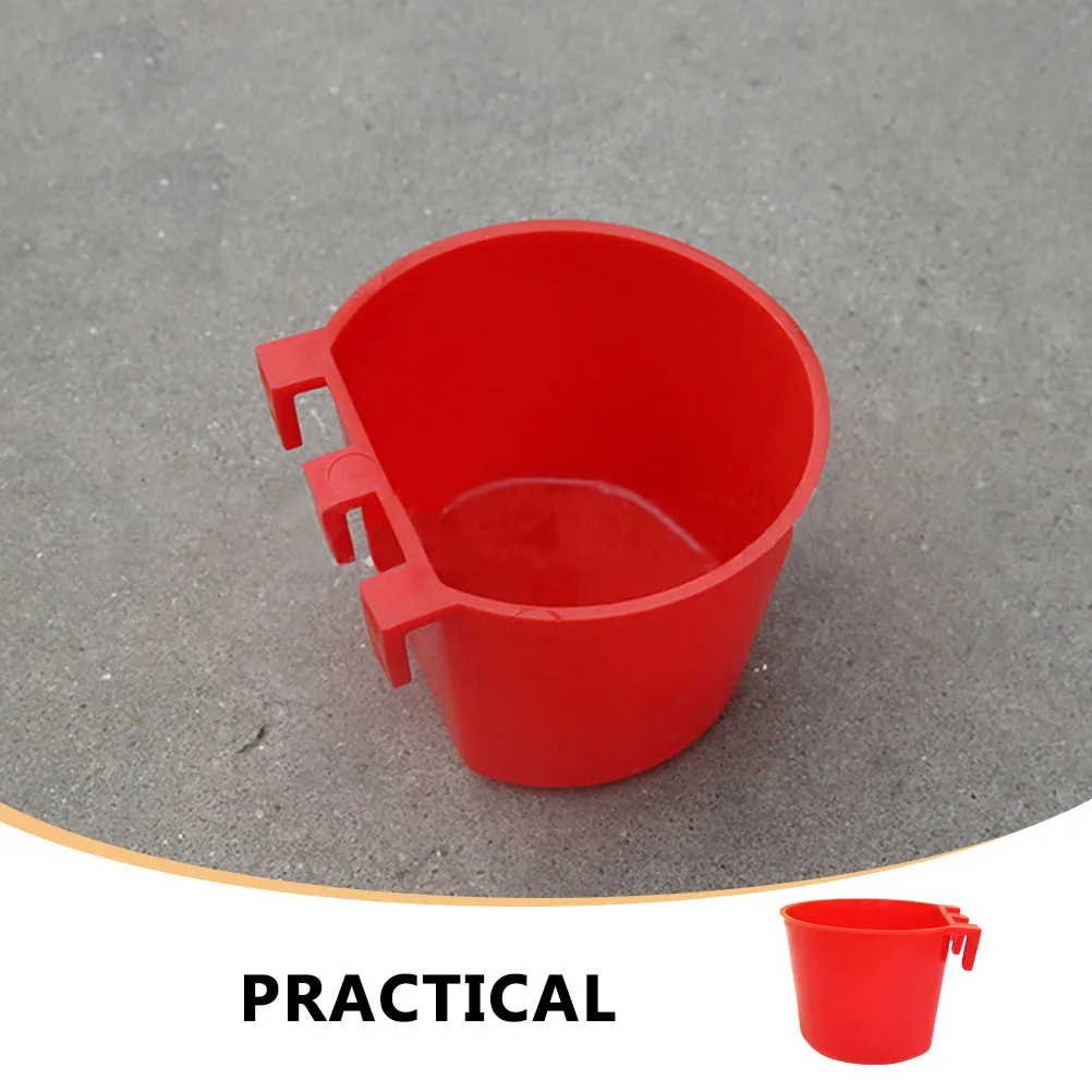 

30pcs Bird Feeder Cups Cage Feeding Bowl Water Dishes PP Material Wear Resistant Lightweight Easy Clean Hanging Parrot Ferret