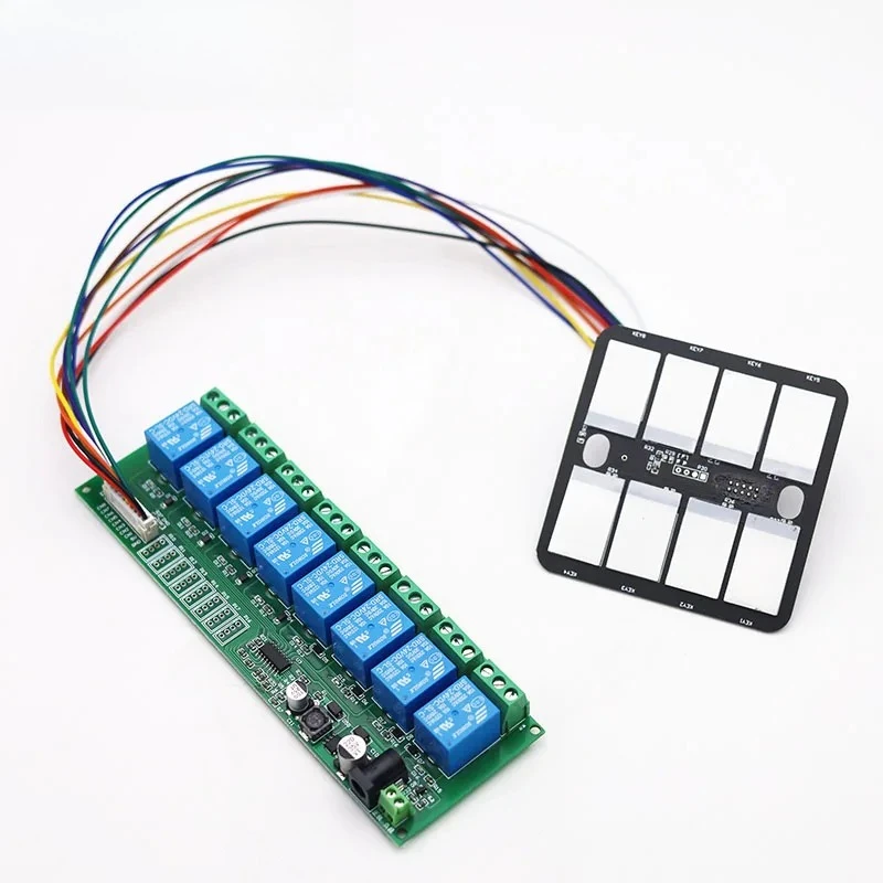 

8 channels relay module with touch button module 8 ways control multi channels relay