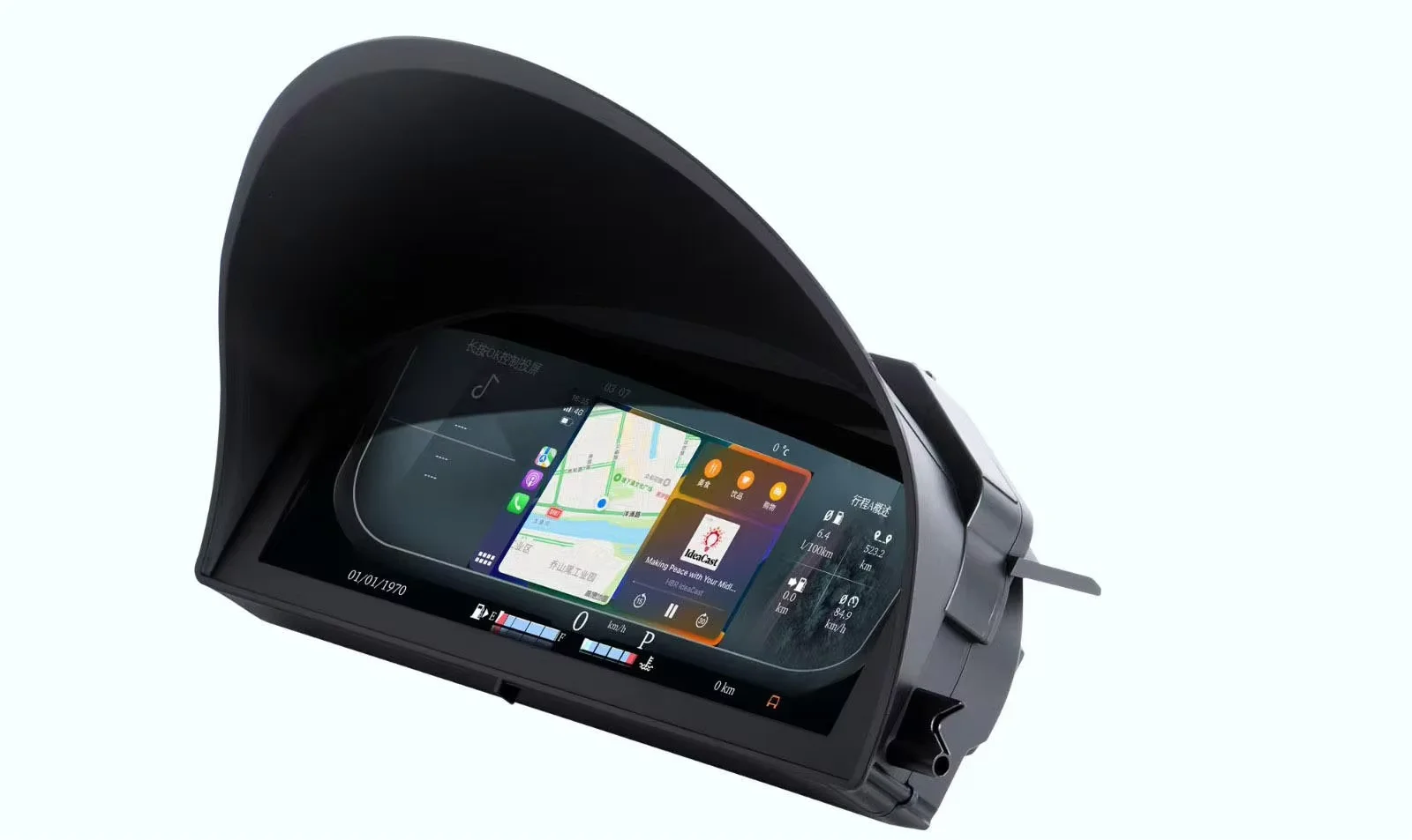 JT 12.3 Inch High Resolution Digital Dashboard Instrument Panel For 2002-2012 Land Rover For Range Rover For V8 Display Cluster