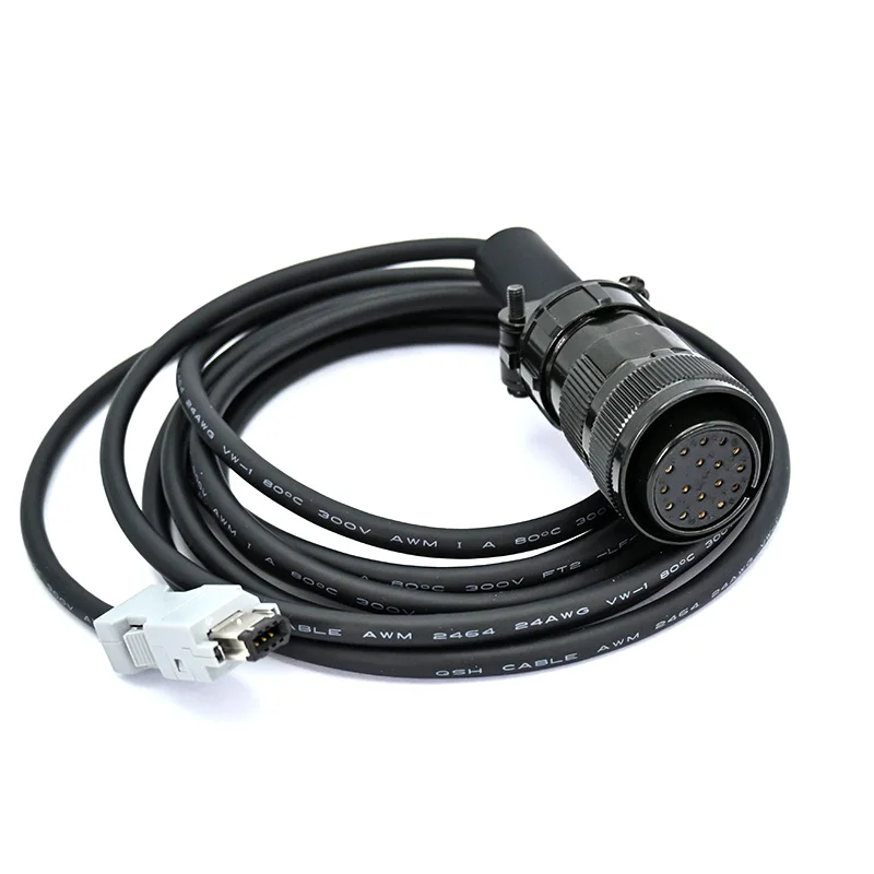 

JZSP-CMP01-03-E JZSP-CMP01-05-E 2m 3m 5m 8m 10m 15m 20m 17 Pin Straigh Connector Servo Encoder Cable Wire