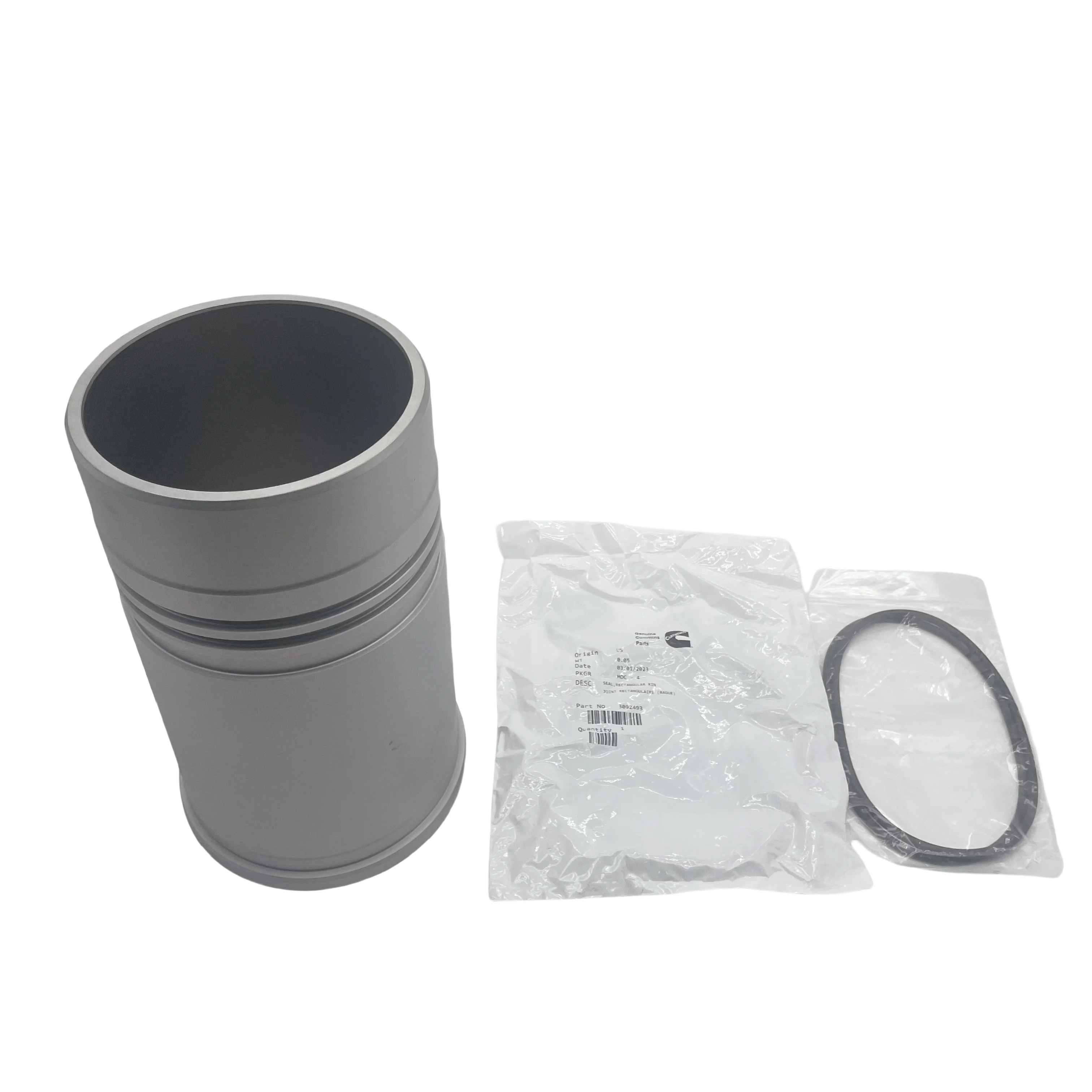 QST30 Engine For Cummins Engine Parts Cylinder Liner Steel Material 4309331