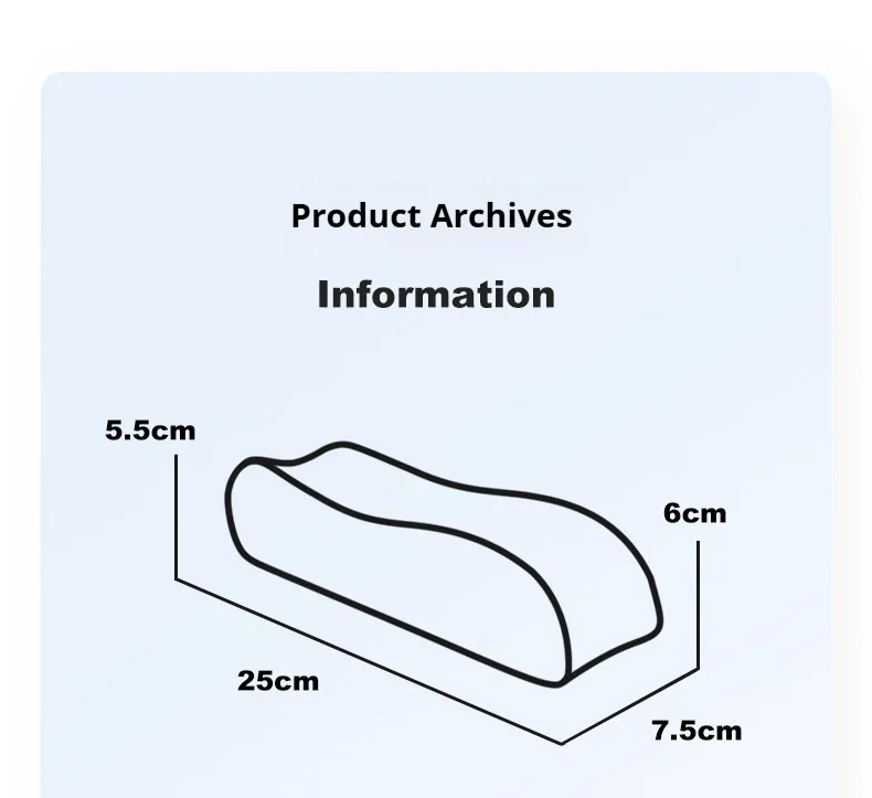 Office Armrest Pads, Height Increase Cushion with Thick Memory Foam for Computer Chair, Gaming Chair Arm Support Pillow view 6
