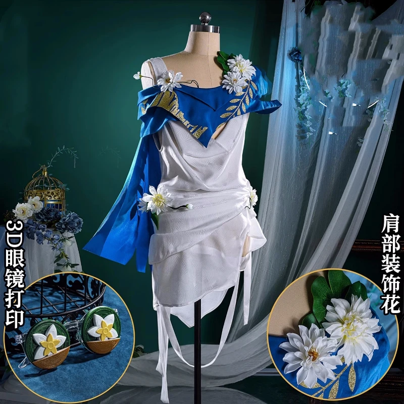 Emil Cosplay Costume Game Identity V Patient Cos Anime Women Sexy Uniform Role Play Clothing Comic-con Party Suit Pre-sale