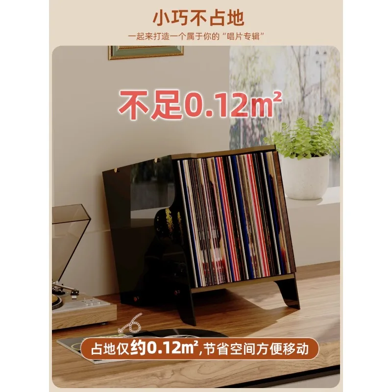 CD Rack Disc Storage Large Capacity Game Disc Storage Display Rack Vinyl Record Organizing Rack