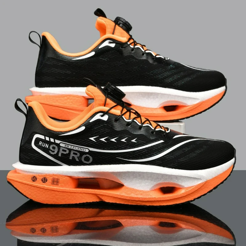 

Running Shoes Carbon Board Speciality Marathon Men Sports Breathable Lightweight Women's Comfortable Athletic Nonskid Sneakers
