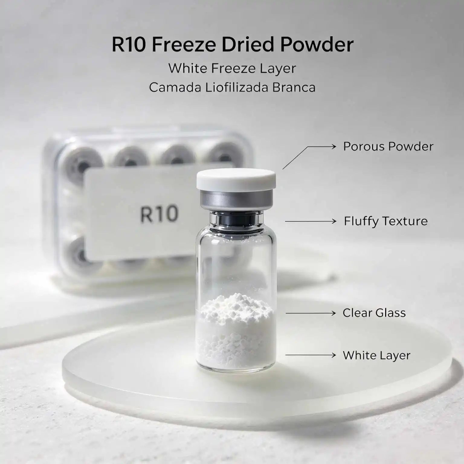 High-Quality  Freeze-Dried Powder, Repairs Skin Damage (Random Cap Colors, Production Date Subject to Actual Goods)