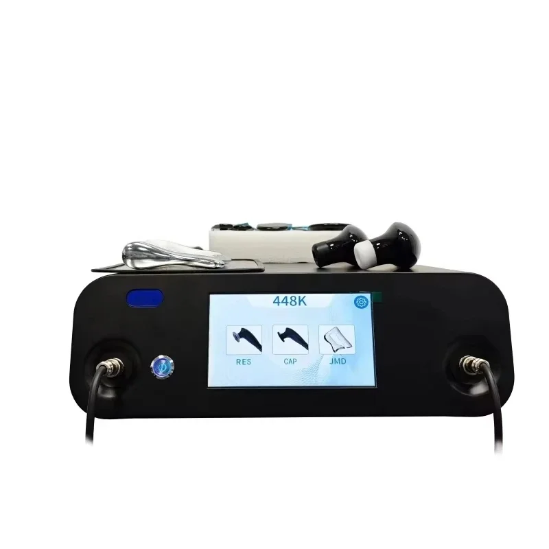 INDIBA Tecar 448Khz CET RET Professional Physiotherapy Pain Relief Machine Body Shaping Fat Reduction Diathermy Treatment for
