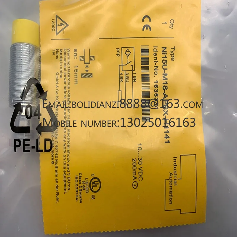 

New stock proximity switch sensor with high quality NI15U-M18-AP6X NI15U-M18-AN6X