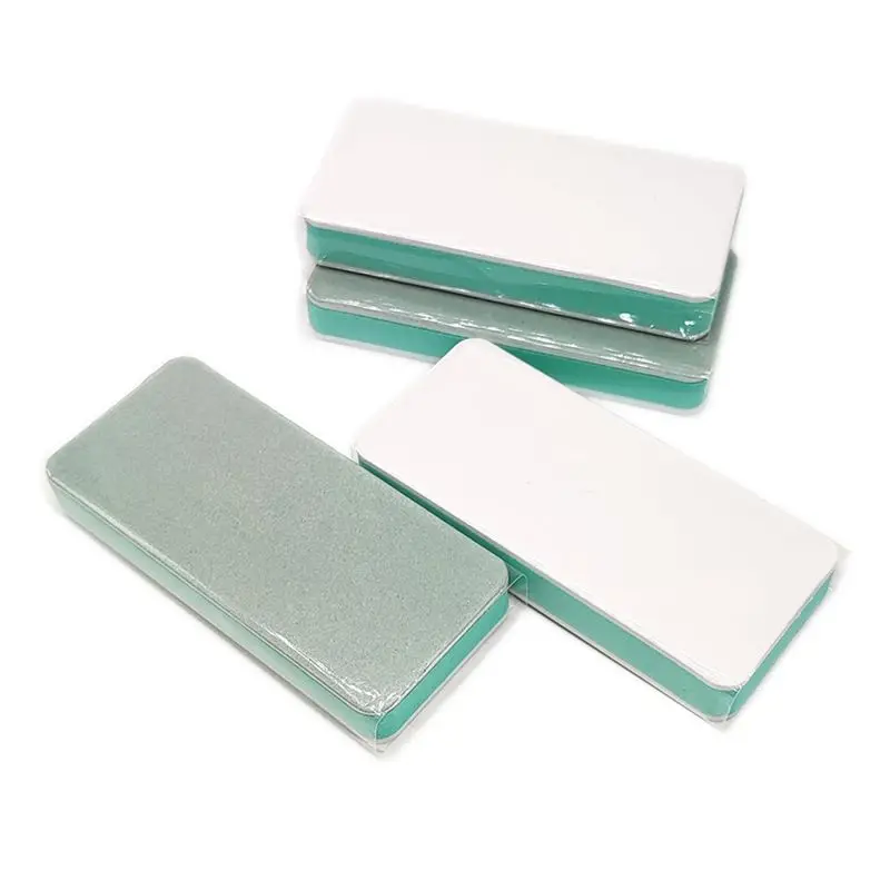 BMBY-Silver Ring For Wooden Forged Block 10 Pack Jewelry Buffer Blocks Silver Buffing Polishing Double-Sided Sanding Shiny Block