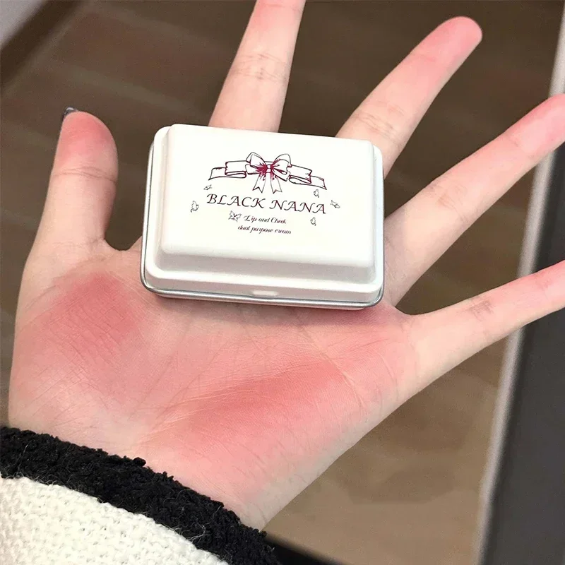 Scatola di ferro fard polvere minerale lunga durata naturale contorno guancia tinta rosa fard viso cosmetici tavolozza di fard monocolore