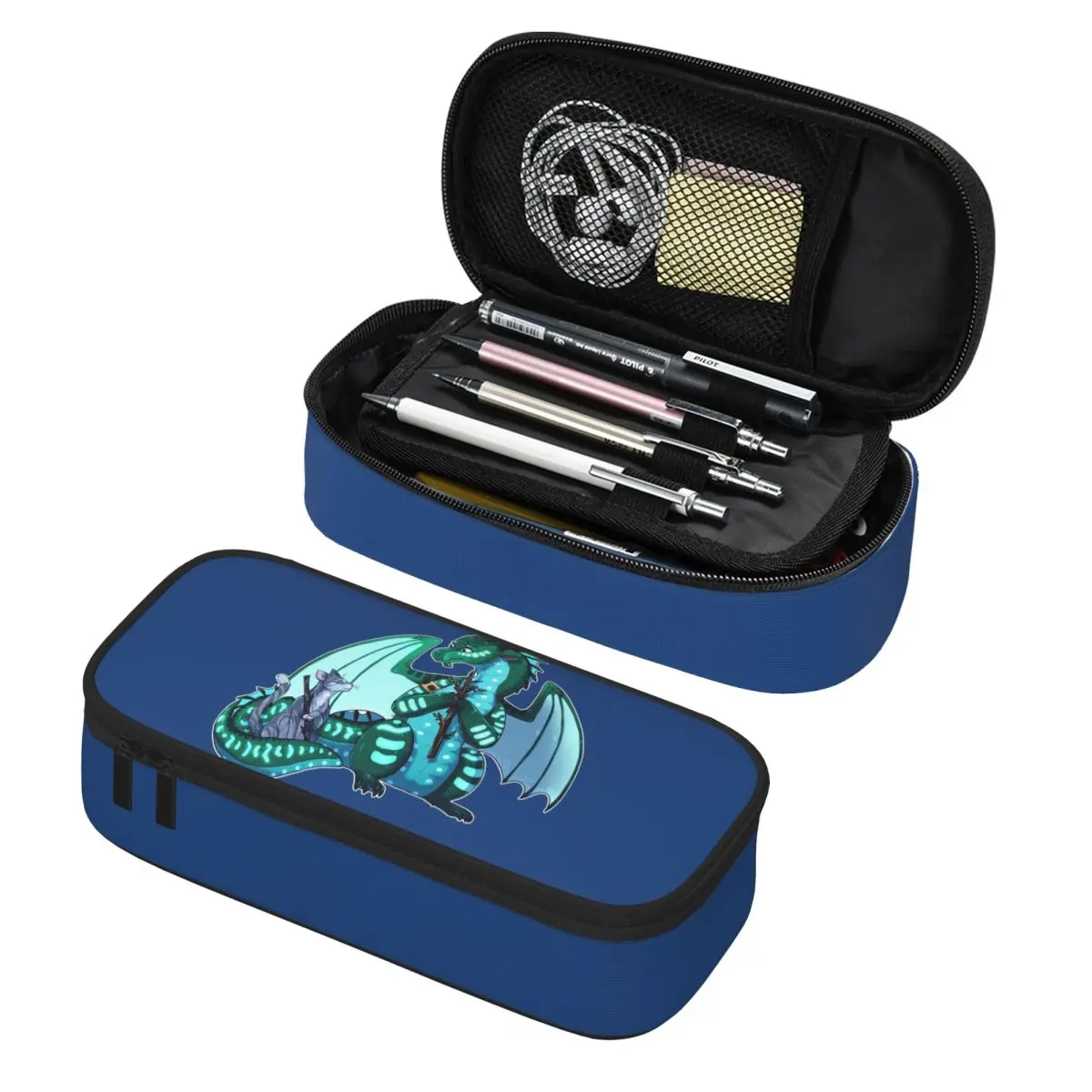 Wings Of Fire & Warriors - Turtle And Jayfeather - Stick Bois Pencil Cases Pen Holder Storage Stationery Supplies Pencil Bag