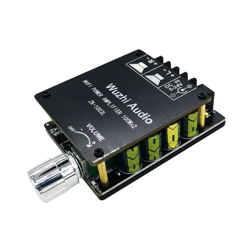 

ZK-1002L Dual Channel 2x100W Audio Power Amplifier Board Stereo Amp with Filter
