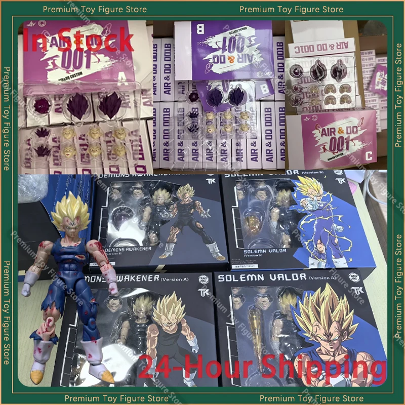

В наличии: Air&OQ001 Dragon Ball Super Saiya Vegeta Heads Accessories SHF, аниме-фигурки, модели головы Вегеты «Черная дыра», игрушка