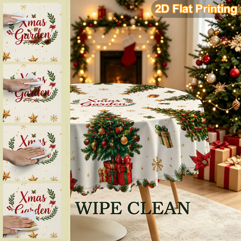 Tablecloth Christmas Gift 2D Graphic Design. Pack of 1