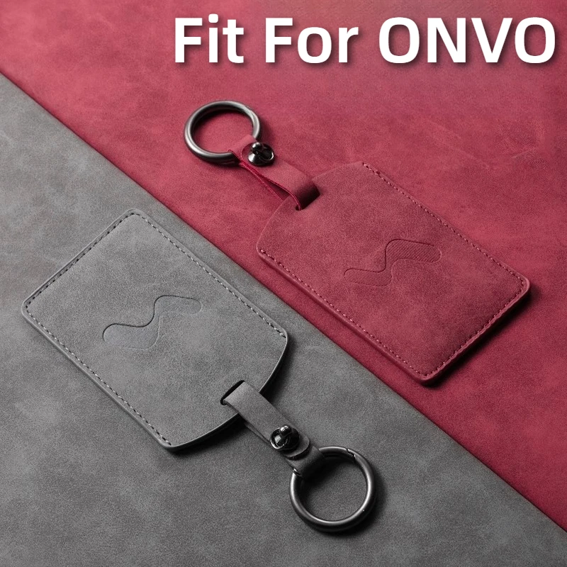

Fit For ONVO L60 L90 Car Key Card Holder NFC Smart Card Case Suede Protective Shell