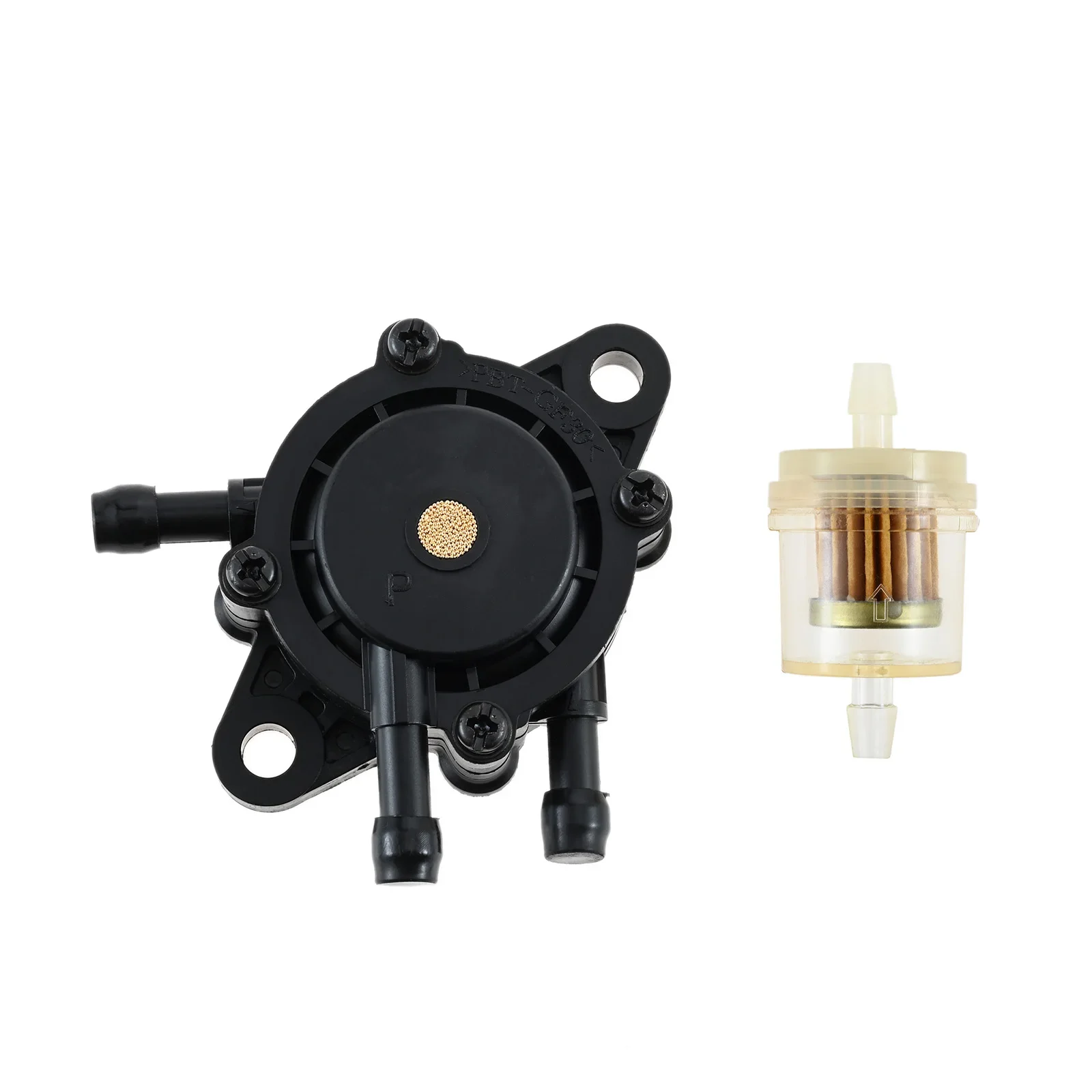 Vacuum Fuel Pump with Fuel Filter for Kohler 17HP-25 HP for Briggs and Stratton John Deere Honda Yamaha Small Engine Lawn Mower